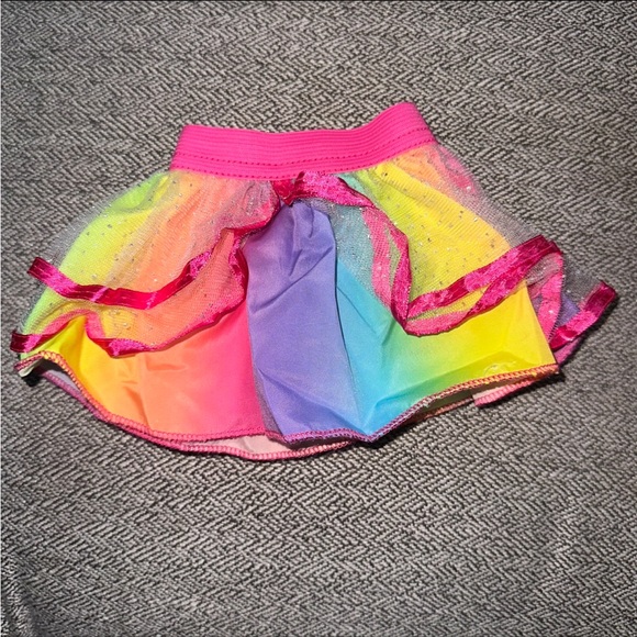 Dreamworks Other - Dreamworld Trolls World Tour Rainbow Skirt Build a Bear Workshop BABW Multicolor